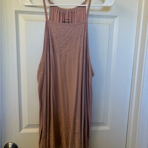 Pink Lace Tank Top